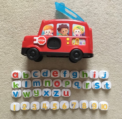 Vtech Alphabet Learning Bus Complete Set, preowned