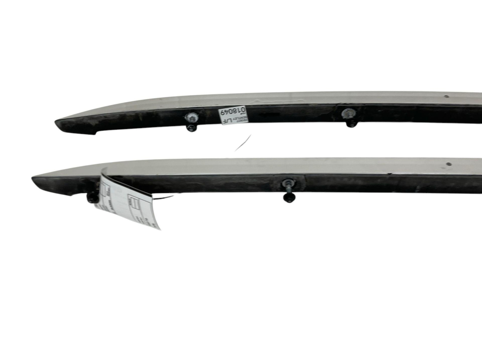 2015-2020 BENTLEY BENTAYGA ROOF LUGGAGE CARGO CARRIER RACK SATIN CHROME RAIL SET