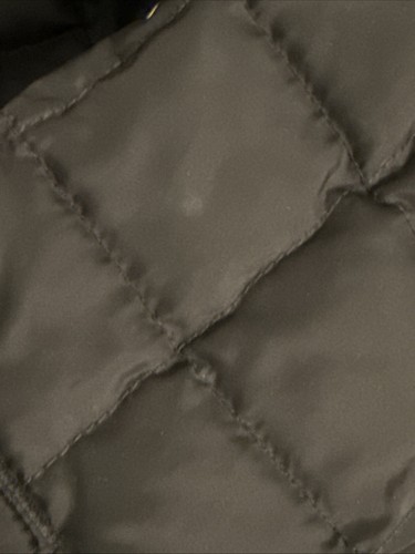 Vintage XS / P Juicy Couture Black Down Quilted Puffer Coat Jacket Hooded Y2k - Picture 17 of 20