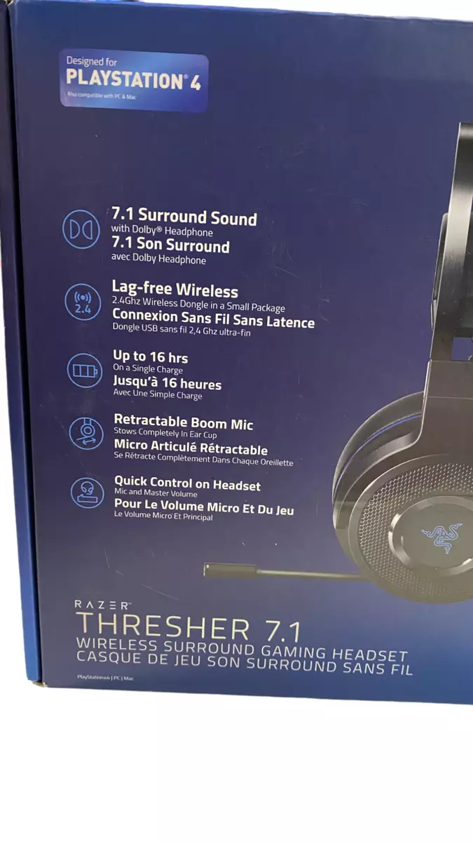 Razer Thresher 7.1, auriculares gaming para PS4 y PC