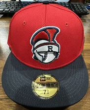 Rome Braves New Era 59FIFTY Alternate On Field Fitted Cap Hat Size 7 3/8 Atlanta