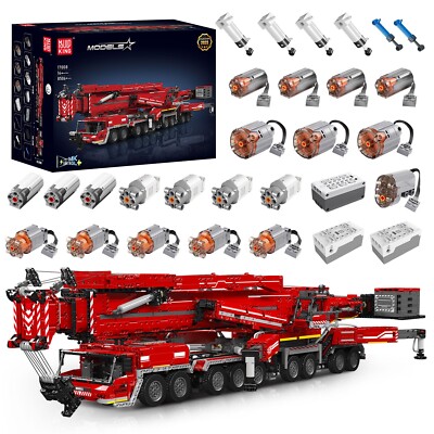 Mould King 17008 Technik Kran Liebherr LTM 11200 Crane LKW Klemmbausteine MOC