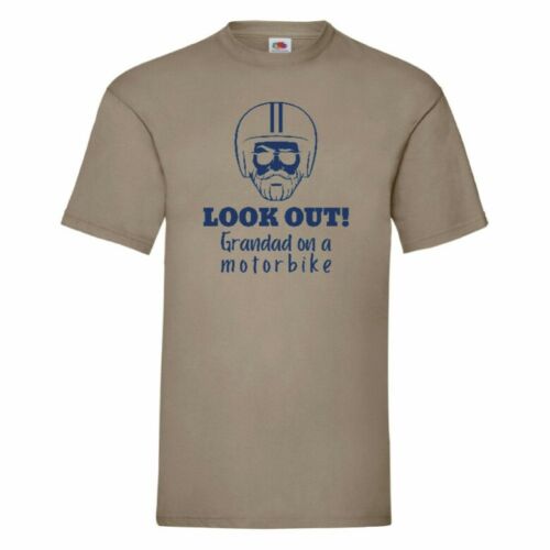 Look Out Grandad On A Motorbike T-Shirt Small-2XL - Picture 21 of 28