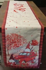 Love Gnome Table Runner 90" x 13"