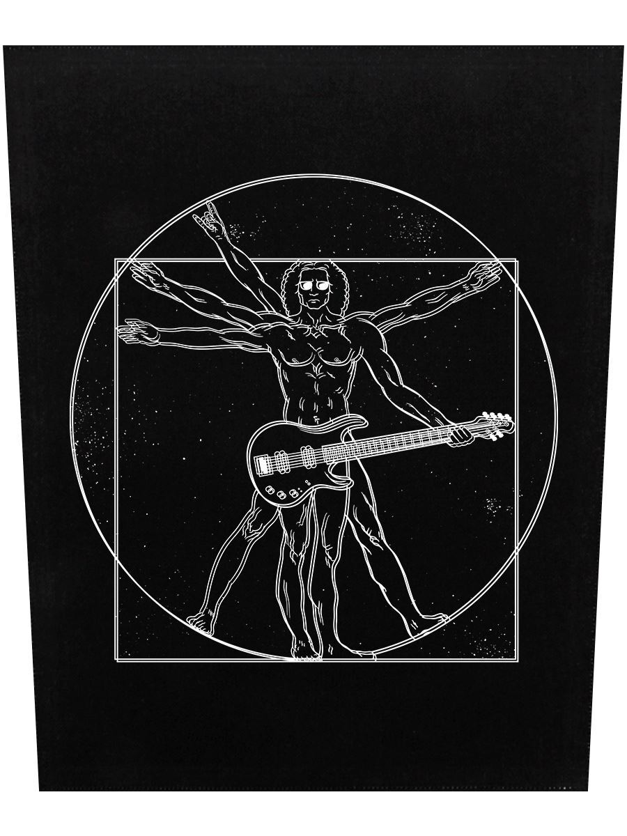 Patch Da Vinci Rocker Back Black 29.5x36cm