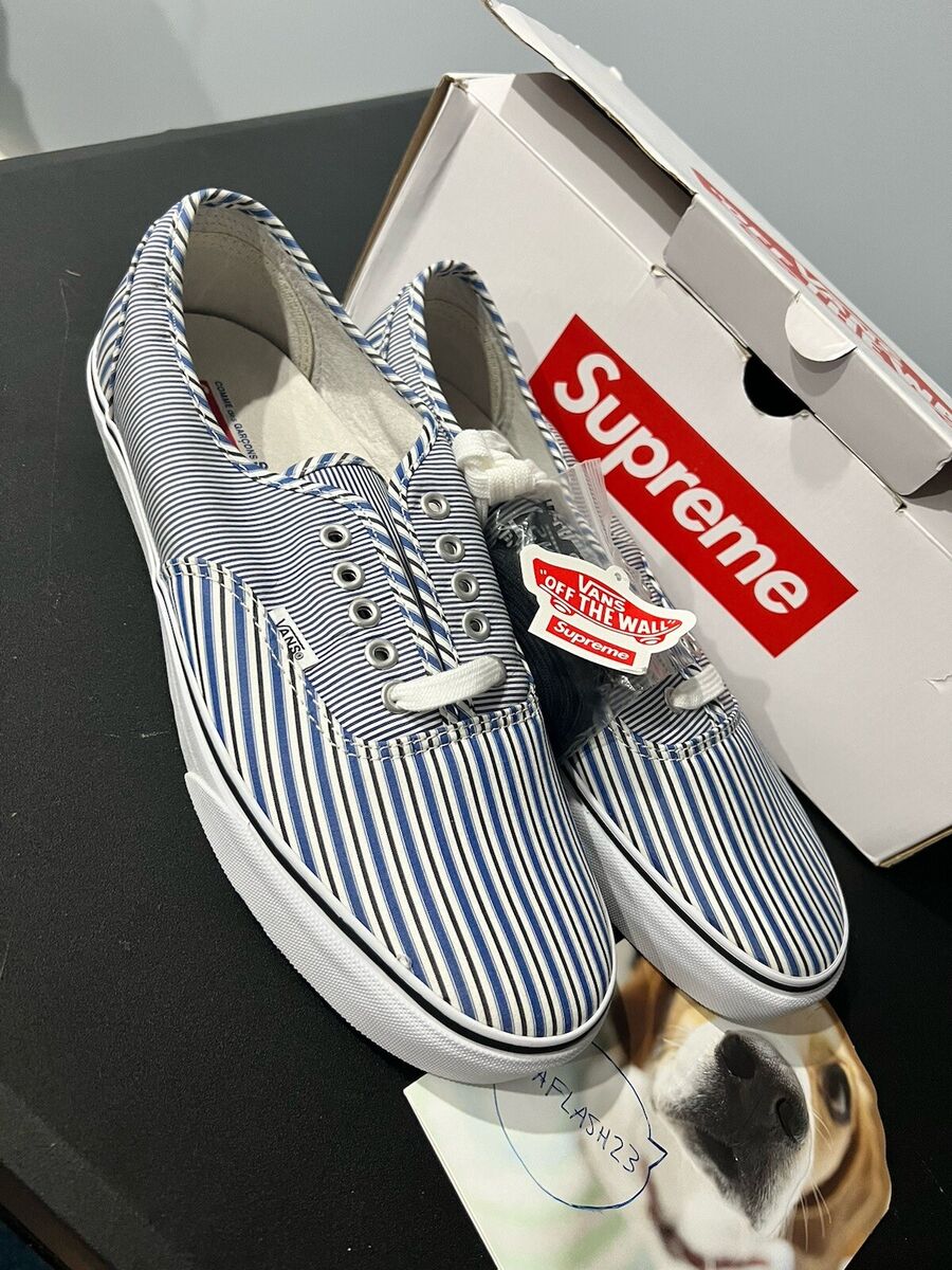 VANS x Comme des Garcons SUPREME NEW ERA pro 2012 Size 10.5 VANS x Comme des Garcons SUPREME NEW ERA pro 2012 Size 10.5