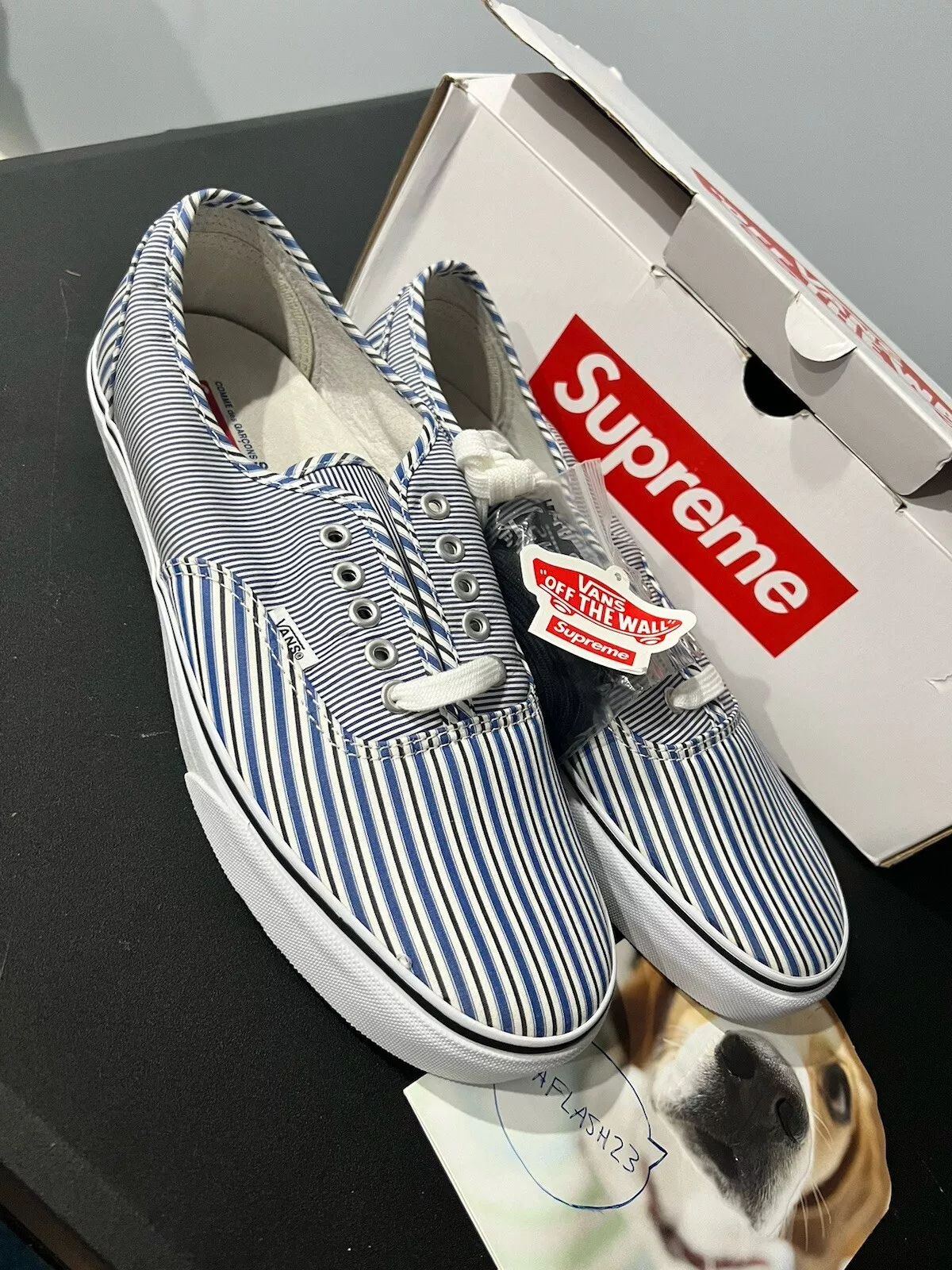 VANS x Comme des Garcons SUPREME NEW ERA pro 2012 Taille 10,5