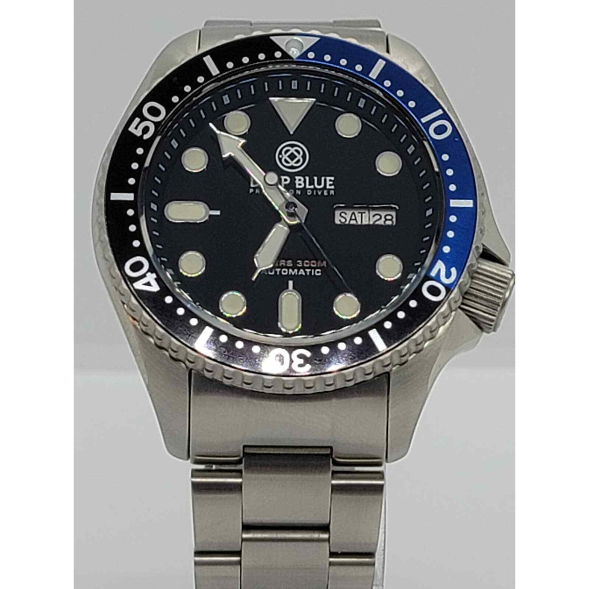 Deep Blue MILITARY DIVER 300 AUTOMATIC – SS DIVER BLACK/BLUE BEZEL