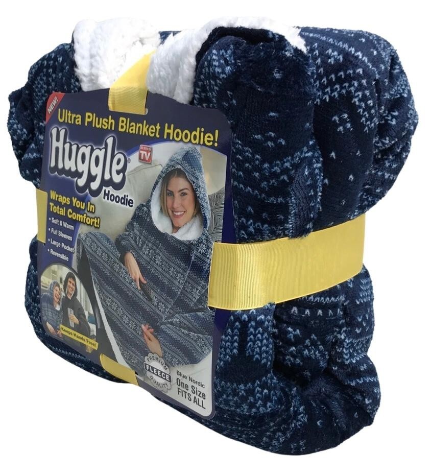 Huggle Hoodie Blanket Sweatshirt As Seen On Tv Hooded Blanket