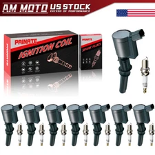 8X OEM Ignition Coil & 8X Spark Plug For Ford F-150 V8 4.6/5.4L DG508 SP479