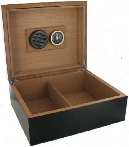 ANGELO HUMIDOR SET FÜR 25 ZIGARREN ZIGARRENSCHNEIDER ETUI ASCHENBECHER METALL - Bild 3 von 4