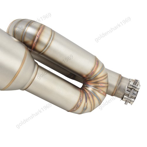 Tubo silenciador cromado puntas de escape para Triumph Street Triple 765 R/RS/S 2017-2023 - Imagen 7 de 11