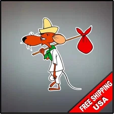 Slowpoke Rodriguez Vinyl Decal Sticker 4" x 4" Cartoon Nostalgic Looney Tunes