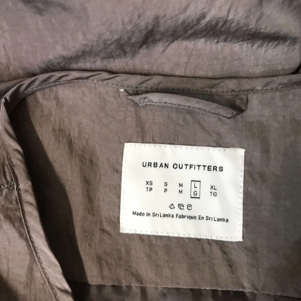 URBAN OUTFITTERS - CHALECO DE PESCA CARGO CARGA CREMALLERA COMPLETA MARRÓN GRANDE - MUJER 100% Foto 4 de 4