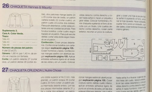 PATRONES-No. 264 - EXTRA, SRING EDITION, SPANISH FASHION MAGAZINE & 93 PATTERNS - Picture 6 of 11