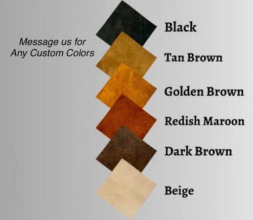 Herren Western Cow Boy Adler Perlen Trachtenjacke Wildleder Leder NC05 - Bild 3 von 4