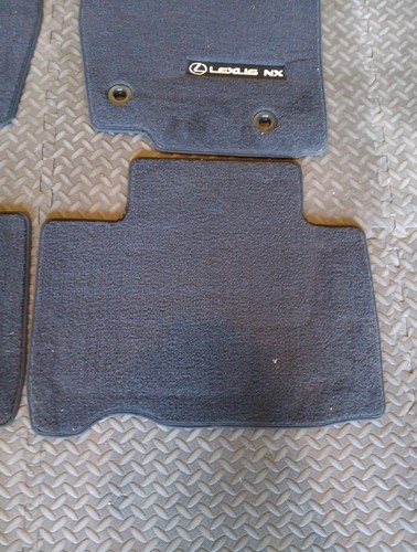 Lexus NX300 2015-2021 OEM Black Carpet Floor Mats PT206-78151-22 PT2067815122 - Foto 5 di 7