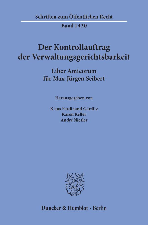 Thumbnail - Klaus Ferdinand Gärditz; Karen Keller; André Niesler / Der