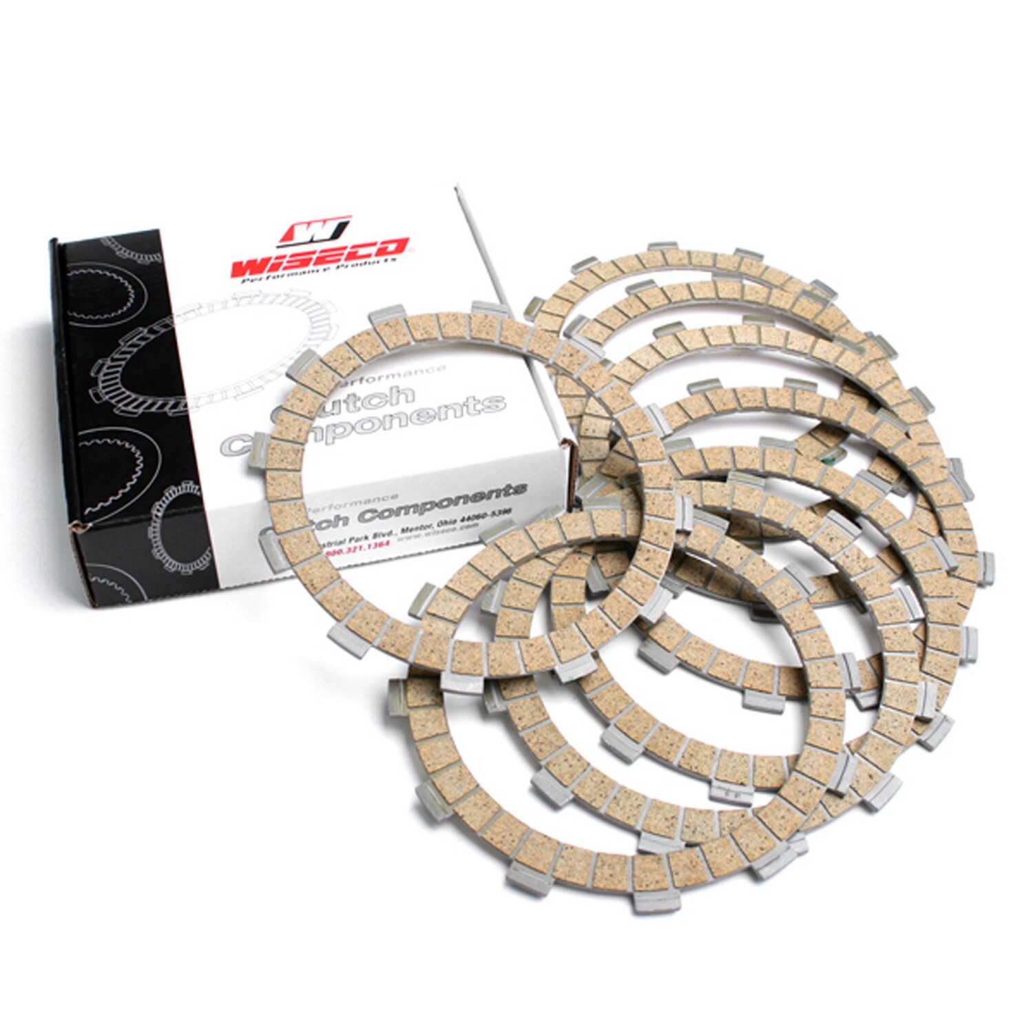 Wiseco WPPF074 Clutch Fiber Kit - 9 Fiber Clutch Basket main image 0