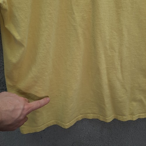 Chase Authentics Shirt Adult Large Yellow Nascar Elliott Sadler #38 Grunge Y2K - Picture 8 of 8