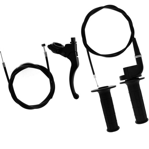 Right Lever Brake Throttle Cable Handlebar Grip 50cc- 250cc For 7/8" Baja Bike - Imagen 6 de 6