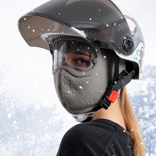 Anti-Fog Goggles Fleece Balaclava Face Mask Cover Winter Ski Warm Cap Cycling - Picture 25 of 57