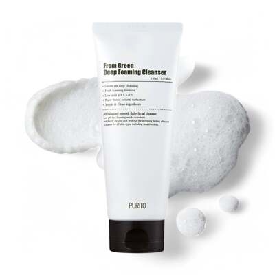 Purito SEOUL From Green Deep Foaming Cleanser New Version: 150ml #dau
