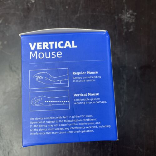 Ergonomic Vertical Mouse Rechargeable Wireless Mouse Adjustable DPI Echpower - Picture 3 of 17