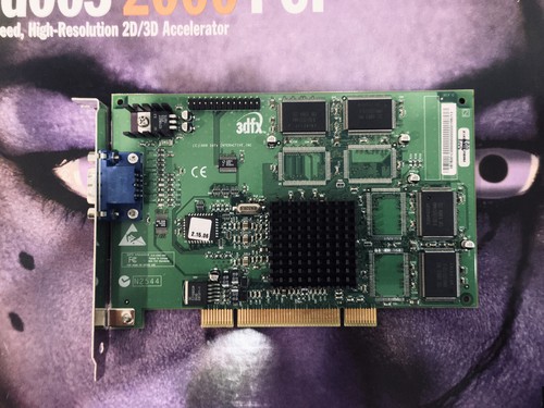 3dfx Voodoo3 2000 PCI 16MB Graphics Card, Upgradeable MEM, SGRAM Version, Poster - Picture 11 of 23