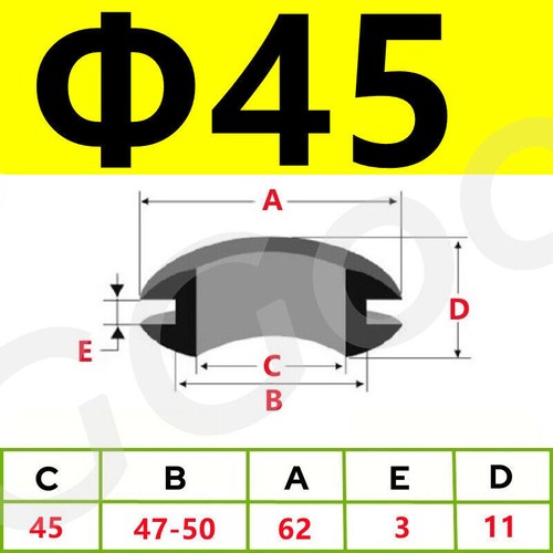 Ø 3mm - 60 mm Standard Open PVC Rubber Grommets For Cable Wire Panel Car Hole - Picture 24 of 27