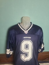 Vintage Dallas Cowboys Tony Romo Nylon Jersey Men's Size XL Blue #9 NFL OnField