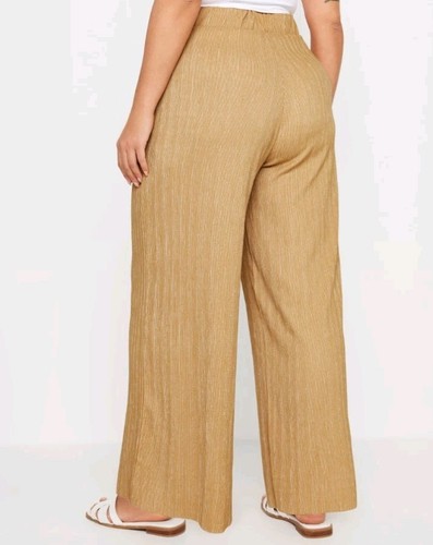 Madewell The Carley Wide Leg Pants Women's L Beige Softdrape Lightweight NEW - Picture 17 of 18