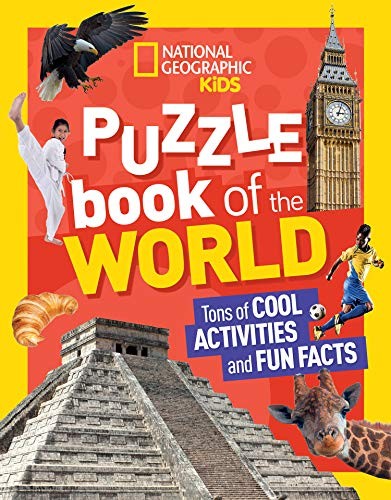 National Geographic Kids World Puzzle Book 2020 Trade Paperback