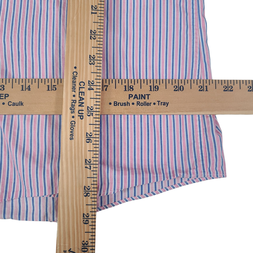 Camisa con botones HUGO BOSS para hombre 16 34/35 rosa ligera de negocios ajuste nítido - Imagen 10 de 10