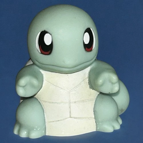 1999 Squirtle 2" PVC Roller Action Figure Pokemon Sliders OddzOn - Nintendo Toy