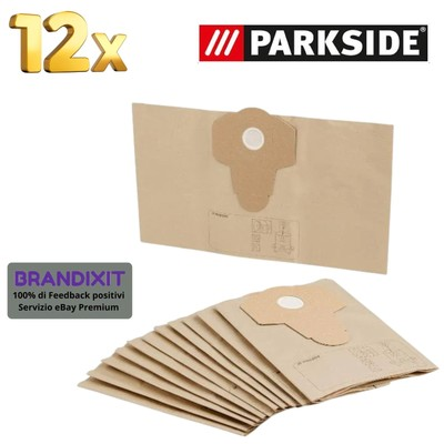 #ad #ad 12 Sacchetti per Aspirapolvere PARKSIDE Filtranti PFT 20 A1 LIDL 20l 2 Veli EUR 19.95