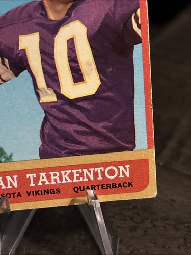 🏈 1963 TOPPS #98 FRAN TARKENTON MINNESOTA VIKINGS 🏈 HOF - please look at pics! - Bild 4 von 11