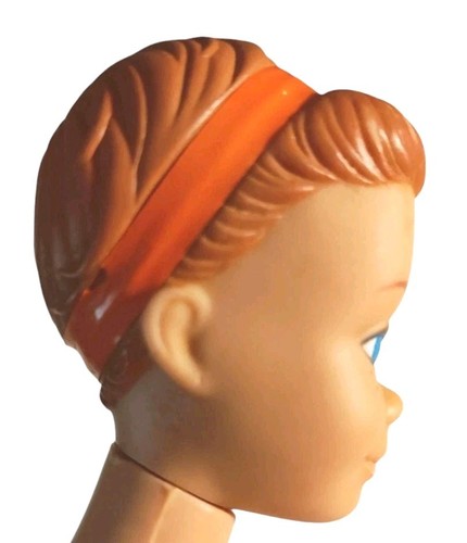 Vintage Mattel Barbie Fashion Queen Midge Orange Headband - Picture 3 of 12