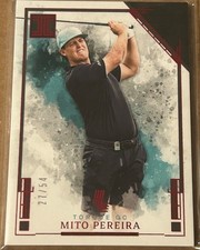 MITO PEREIRA 2025 PANINI IMPECCABLE LIV GOLF RED PARALLEL SP /54