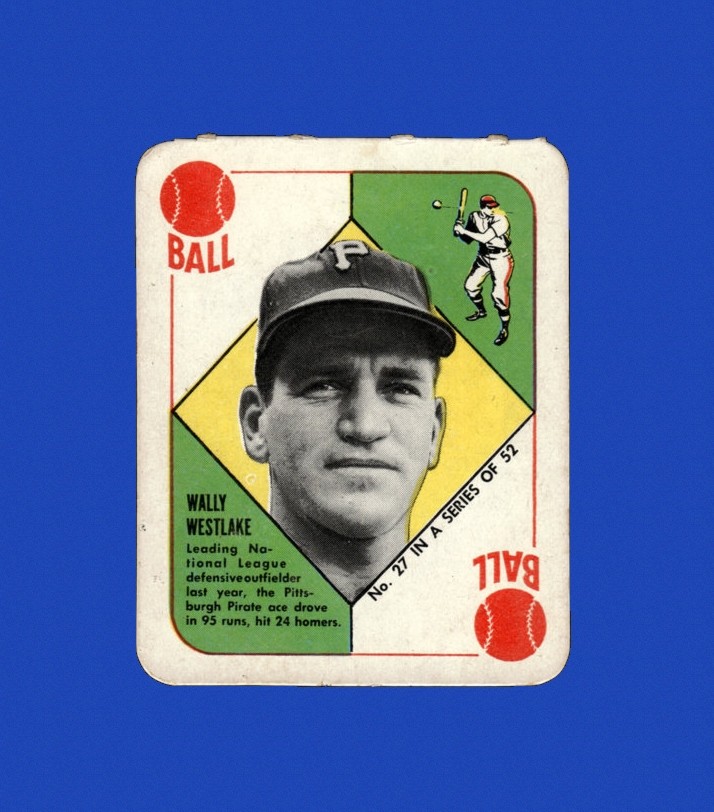 1951 Topps Red Backs Set-Break # 27 Wally Westlake EX-EXMINT *GMCARDS*