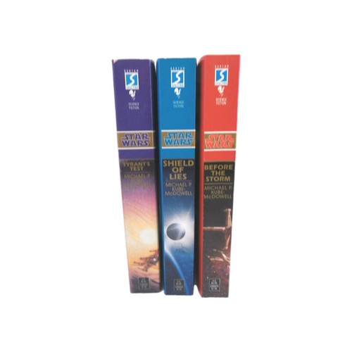 "Star Wars" "The Black Fleet Crisis" 3 PBs Fantasy YA 1st Printings 90's - Picture 2 of 9