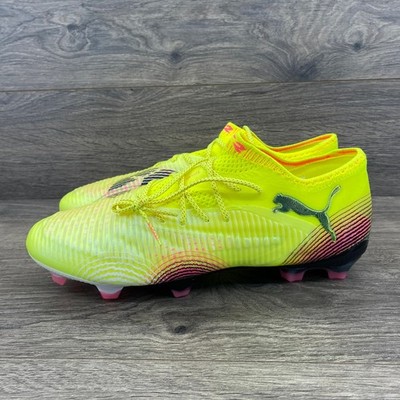 Puma Future 8 Ultimate Soccer Cleats Mens 9.5 Yellow 108361-03 FG Boots