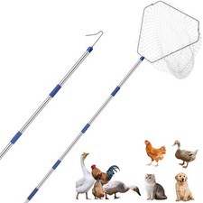 Chicken Catching Net   Adjustable 29-74 Inch Chicken Catcher Leg Hook Tool Kit,