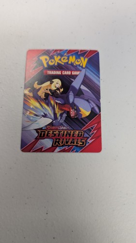 Pokémon TCG Destined Rivals Trainer Tips Art Card Ft. Cynthia & Garchomp