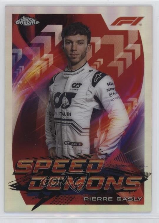 2022 Topps Chrome Formula 1 Speed Demons Pierre Gasly #SD-PG 10ek