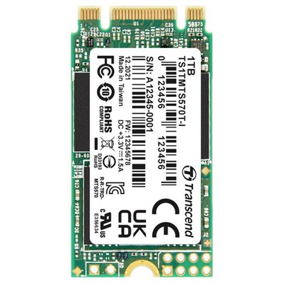 Transcend 1 TB Interne M.2 SATA SSD 2242 TS1TMTS570TI-VS1