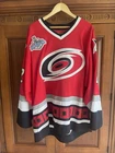 2006 Stanley Cup Eric Staal #12 Signed Authentic Carolina Hurricanes NHL Jersey