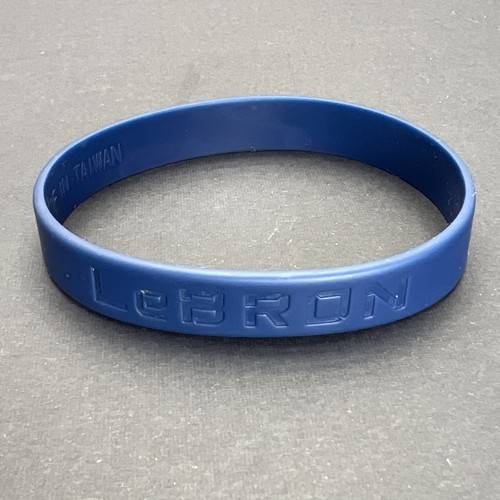Original Nike LeBron James Silicone Bracelet Blue Baller ID NBA Collectable