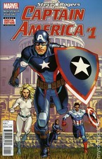 Captain America Steve Rogers 1A Saiz FN 2016 Stock Image