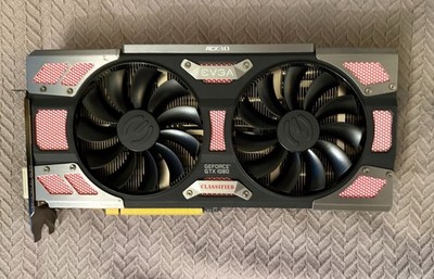 EVGA Classified GeForce GTX 1080 Gaming Dual-Fan 8GB GDDR5X PCIe Video Card